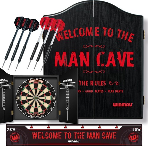 Man cave complete dartboard - cave,