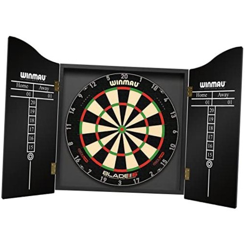 Man cave complete - man, dartboard