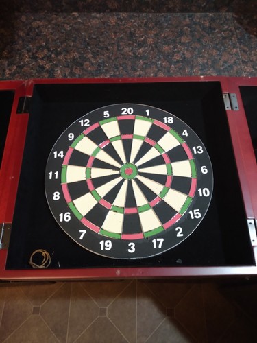 Dart board cabinet - board,