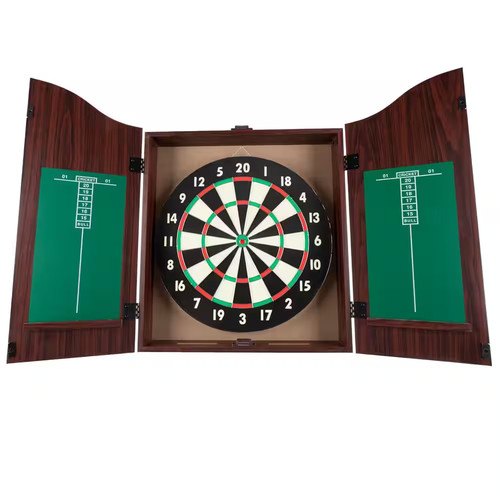 Dart board cabinet set - board,