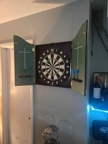 Dart board cabinet set - dart,