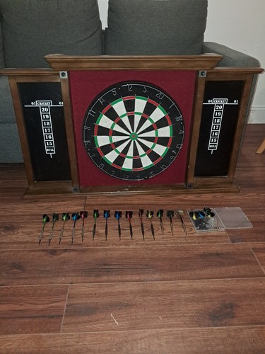 Dart board cabinet set - cabinet,