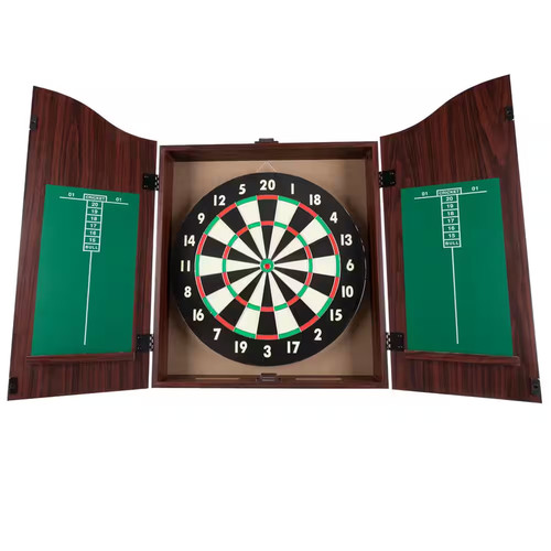 Dart board cabinet - board, in