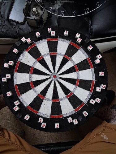 Custom made dartboard cabinet - made,